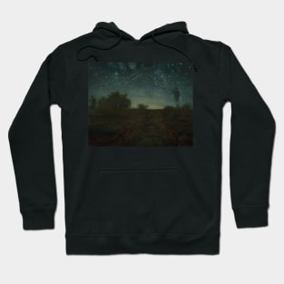 Starry Night by Jean-Francois Millet Hoodie